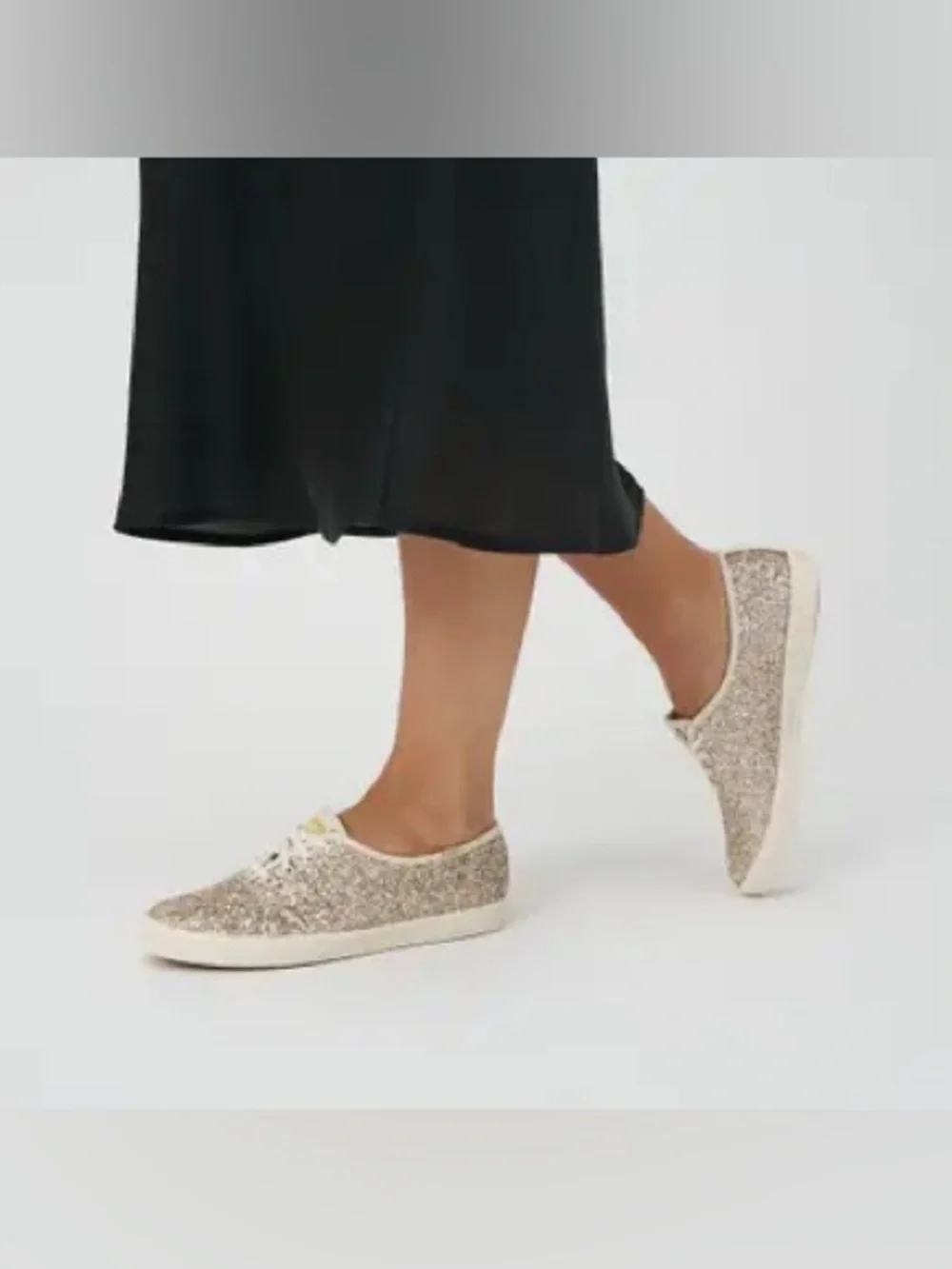 Keds X Kate Spade New York Champion Glitter Sneakers Size 6